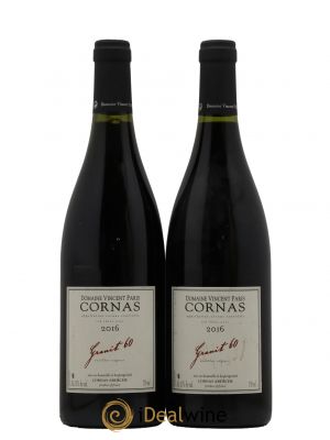 Cornas Granit 60 Vieilles Vignes Vincent Paris  2016 - Lot of 2 Bottles