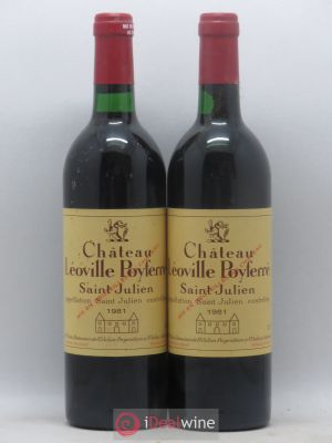 Château Léoville Poyferré 2ème Grand Cru Classé  1981 - Lot of 2 Bottles