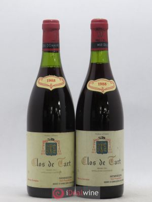 Clos de Tart Grand Cru Mommessin  1988 - Lot of 2 Bottles