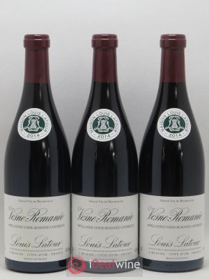 Vosne-Romanée Louis Latour 2014 - Lot of 3 Bottles