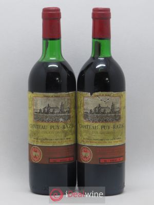 Saint-Émilion Grand Cru Château Puy Razac 1977 - Lot of 2 Bottles