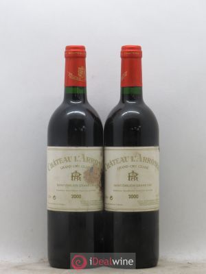 Château l'Arrosée Grand Cru Classé  2000 - Lot of 2 Bottles