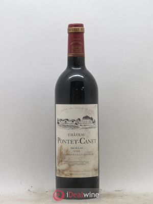 Château Pontet Canet 5ème Grand Cru Classé  1999 - Lot of 1 Bottle