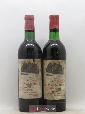 Château l'Évangile  1967 - Lot of 2 Bottles
