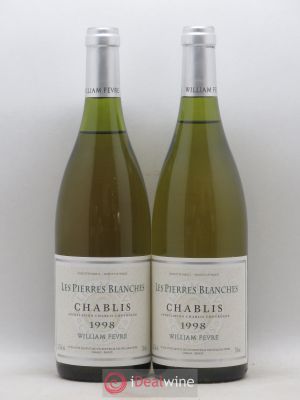 Chablis William Fèvre (Domaine) Les Pierres Blanches 1998 - Lot of 2 Bottles
