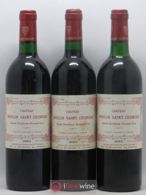 Château Moulin Saint Georges  1985 - Lot of 3 Bottles