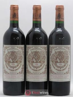 Pichon Longueville Baron 2ème Grand Cru Classé  1998 - Lot of 3 Bottles