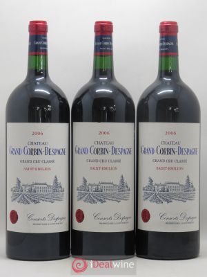 Château Grand Corbin Despagne Grand Cru Classé  2006 - Lot de 3 Magnums