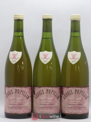 Arbois Pupillin Chardonnay (cire blanche) Overnoy-Houillon (Domaine)  2007 - Lot de 3 Bouteilles