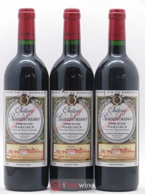 Château Rauzan-Gassies 2ème Grand Cru Classé  2000 - Lot of 3 Bottles