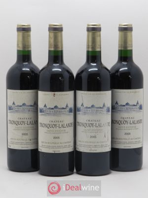 Château Tronquoy Lalande  2005 - Lot of 4 Bottles
