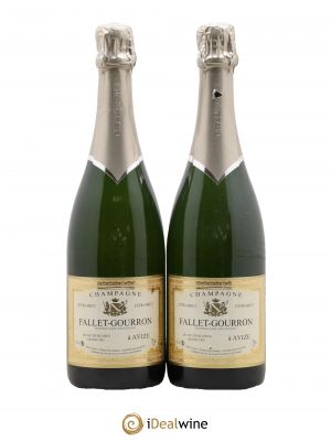 Champagne Blanc de Blancs Fallet Gourron  - Lot de 2 Bouteilles