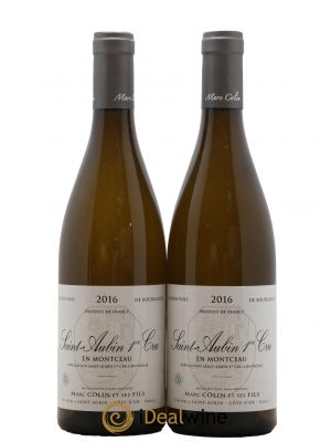 Saint-Aubin 1er Cru En Montceau Marc Colin & Fils  2016 - Lot of 2 Bottles