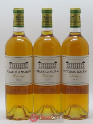 Château Nairac 2ème Grand Cru Classé  2011 - Lot de 3 Bouteilles