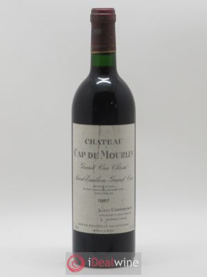 Château Cap de Mourlin Grand Cru Classé (no reserve) 1987 - Lot of 1 Bottle
