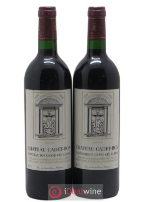 Château Cadet Bon Grand Cru Classé  1996 - Lot of 2 Bottles