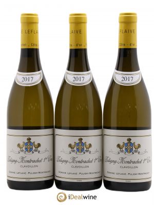 Puligny-Montrachet 1er Cru Clavoillon Leflaive (Domaine)  2017 - Lot of 3 Bottles