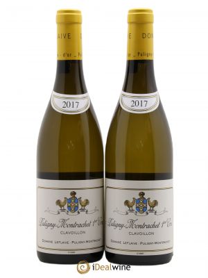 Puligny-Montrachet 1er Cru Clavoillon Leflaive (Domaine)  2017 - Lot of 2 Bottles