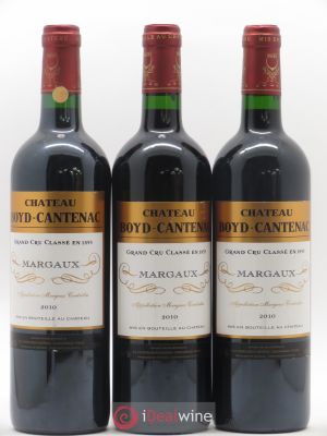 Château Boyd Cantenac 3ème Grand Cru Classé  2010 - Lot of 3 Bottles