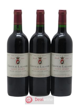 Saint-Julien Château Lalande 1998 - Lot of 3 Bottles