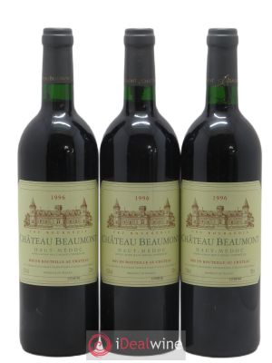 Château Beaumont Cru Bourgeois  1996 - Lot of 3 Bottles