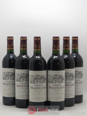 Château Malescasse Cru Bourgeois Exceptionnel  1996 - Lot of 6 Bottles