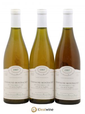 Chassagne-Montrachet 1er Cru Vieilles Vignes Les Chaumees Clos De La Truffiere Vincent & Francois Jouard 1997 - Lot of 3 Bottles