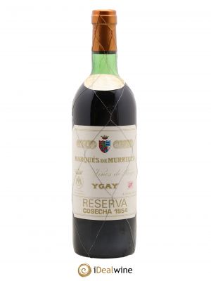Rioja DOCa Ygay Reserva Etiqueta Marques de Murrieta 1954 - Lot de 1 Bouteille