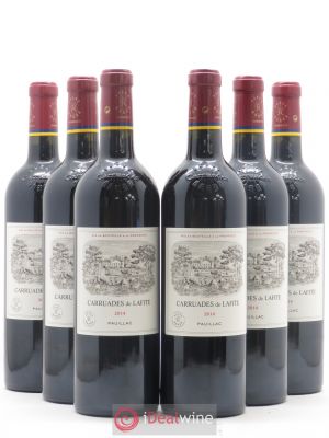 Carruades de Lafite Rothschild Second vin  2014 - Lot de 6 Bouteilles
