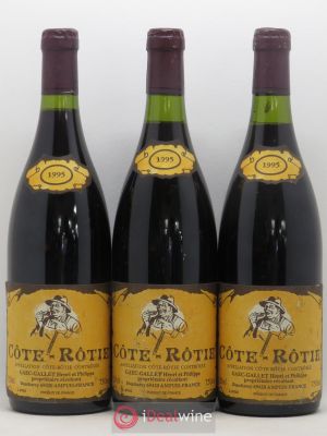 Côte-Rôtie Henri et Philippe Gallet 1995 - Lot of 3 Bottles
