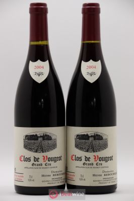 Clos de Vougeot Grand Cru Henri Rebourseau (Domaine)  2004 - Lot of 2 Bottles