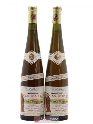 Gewurztraminer Sélection de Grains Nobles Bollenberg Clos Sainte Apolline 1994 - Lot of 2 Bottles