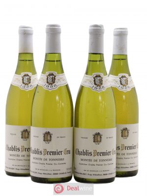 Chablis 1er Cru Montée de Tonerre Domaine Moreau Naudet 1988 - Lot of 4 Bottles