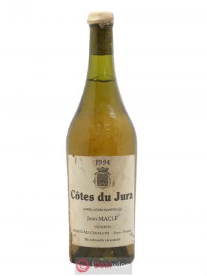 Côtes du Jura Jean Macle  1994 - Lot de 1 Bouteille