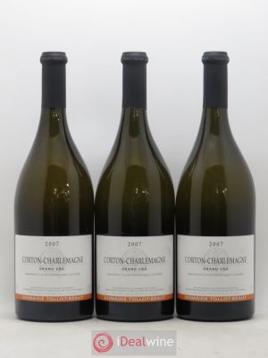 Corton-Charlemagne Grand Cru Tollot Beaut (Domaine)  2007 - Lot of 3 Bottles