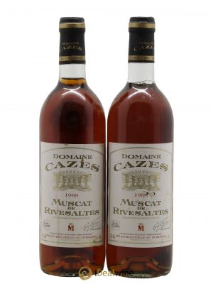 Muscat de Rivesaltes Domaine Cazes 1988 - Lot of 2 Bottles