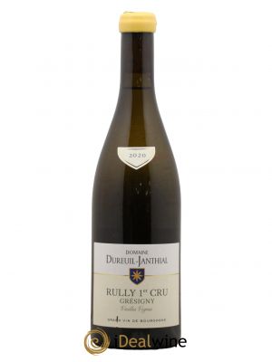 Rully 1er Cru Grésigny Vieilles Vignes Vincent Dureuil-Janthial 2020 - Lot de 1 Bottle