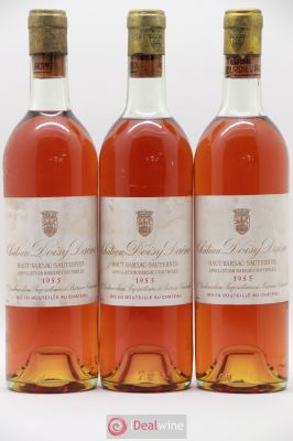 Château Doisy Daëne 2ème Grand Cru Classé  1955 - Lot of 3 Bottles
