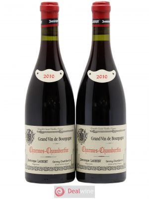 Charmes-Chambertin Grand Cru Vieilles Vignes Dominique Laurent  2010 - Lot of 2 Bottles