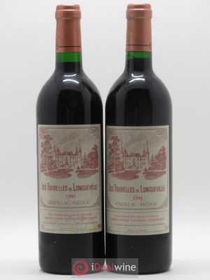 Les Tourelles de Longueville Second Vin  1995 - Lot de 2 Bouteilles
