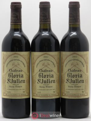 Château Gloria  2002 - Lot of 3 Bottles