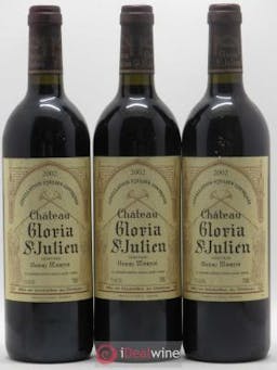 Château Gloria  2002 - Lot of 3 Bottles