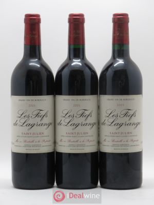 Les Fiefs de Lagrange Second Vin  2001 - Lot of 3 Bottles