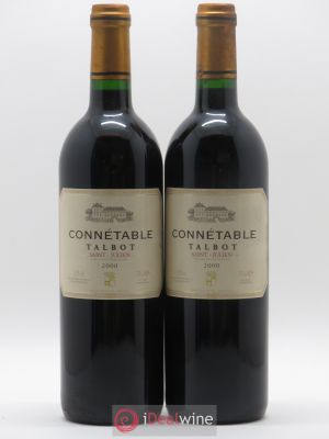 Connétable de Talbot Second vin  2000 - Lot de 2 Bouteilles