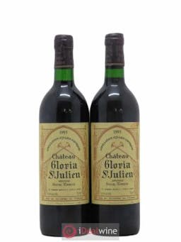 Château Gloria  1993 - Lot of 2 Bottles