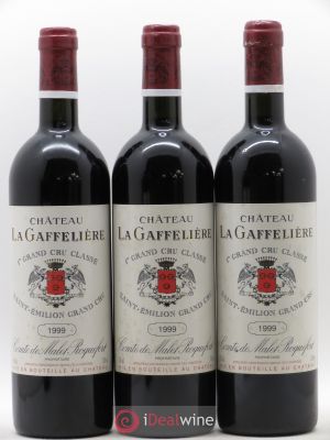 Château la Gaffelière 1er Grand Cru Classé B  1999 - Lot of 3 Bottles