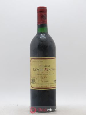 Château Lynch Moussas 5ème Grand Cru Classé  1991 - Lot of 1 Bottle