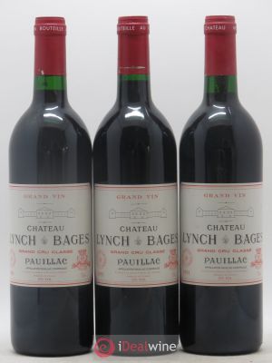 Château Lynch Bages 5ème Grand Cru Classé  1991 - Lot of 3 Bottles
