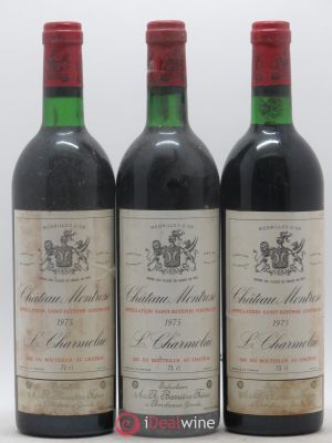 Château Montrose 2ème Grand Cru Classé  1975 - Lot of 3 Bottles