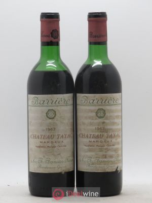 Château Tayac Cru Bourgeois  1967 - Lot of 2 Bottles
